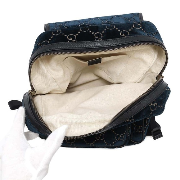 Gucci GG Velvet Backpack Rucksack Daypack Bag main image 3